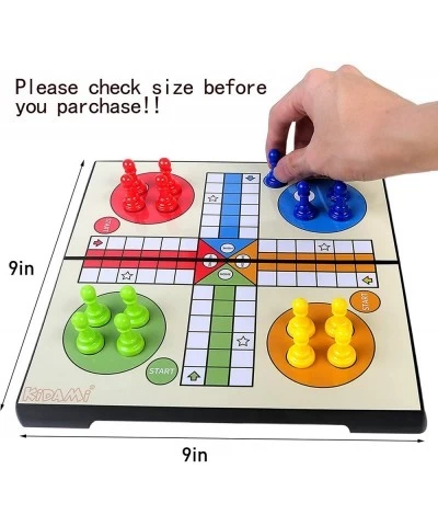 Ludo Magnetic Board Game Set Folding and Light-Weight for Carrying Gift for All Age (10 X 10 inches $25.26 Board Games