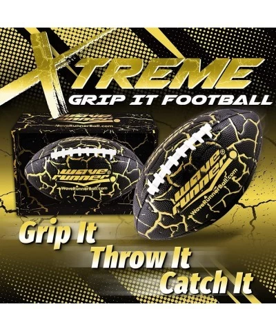 Grip It Waterproof Football- Size 9.25 Inches with Sure-Grip Technology | Let's Play Football in The Water! Extreme Metallic ...