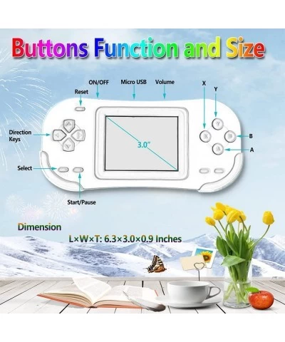 Handheld Game Console for Kids with Buid in 218 Puzzle Leisure Video Games Boys Girls Novelty and Interesting Retro Electroni...