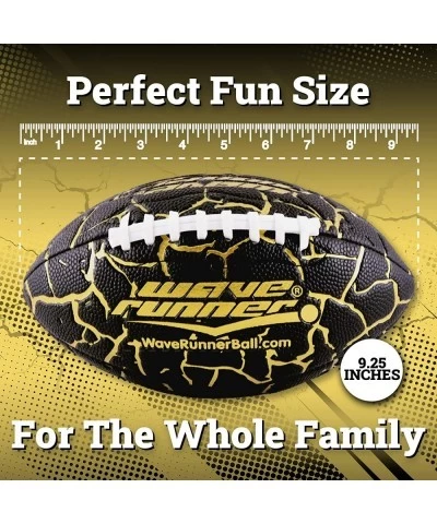 Grip It Waterproof Football- Size 9.25 Inches with Sure-Grip Technology | Let's Play Football in The Water! Extreme Metallic ...