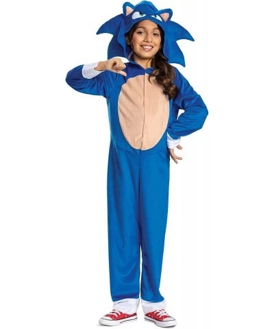 Sonic the Hedgehog Costume Official Sonic Movie Costume and Headpiece Toddler Size $47.70 Kids' Costumes