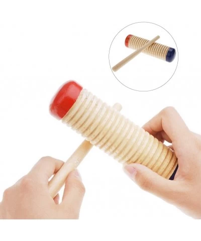 Wooden Guiro Shaker Stick Percussion Musical Instrument Rhythm Toy for Kids Children $16.91 Kids' Musical Instruments