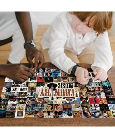 Country Music Jigsaw Puzzles 1000 Pieces Album Cover Puzzles as Music Gifts Rock Puzzles for Adult Music Collection Puzzles M...