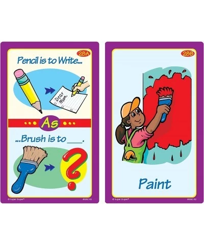 | Analogies Flash Cards | Opposites Similarities and Vocabulary Fun Deck | Educational Learning Materials for Children $27.32...