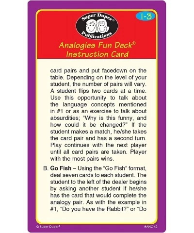 | Analogies Flash Cards | Opposites Similarities and Vocabulary Fun Deck | Educational Learning Materials for Children $27.32...