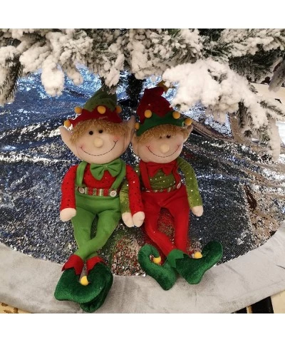 22'' Stuffed Elf Boy Christmas Decoration Adorable Elves Figure Plush Toys Xmas Ornament Gifts $44.89 Plush Figure Toys