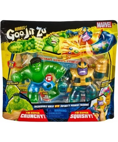 Marvel Versus Pack - Hulk vs Thanos Squishy Stretchy Gooey Heroes $41.54 Action Figures