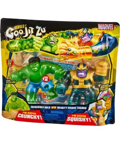 Marvel Versus Pack - Hulk vs Thanos Squishy Stretchy Gooey Heroes $41.54 Action Figures