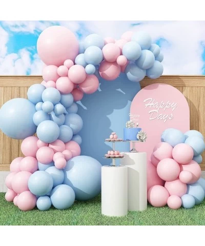 Blue Pink Balloon Arch Kit 100PCS Pink Blue Garland Kit for Gender Reveal Birthday Party Balloons mit 18" 12" Latex Balloons ...