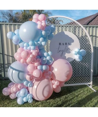 Blue Pink Balloon Arch Kit 100PCS Pink Blue Garland Kit for Gender Reveal Birthday Party Balloons mit 18" 12" Latex Balloons ...