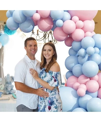 Blue Pink Balloon Arch Kit 100PCS Pink Blue Garland Kit for Gender Reveal Birthday Party Balloons mit 18" 12" Latex Balloons ...