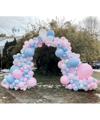 Blue Pink Balloon Arch Kit 100PCS Pink Blue Garland Kit for Gender Reveal Birthday Party Balloons mit 18" 12" Latex Balloons ...