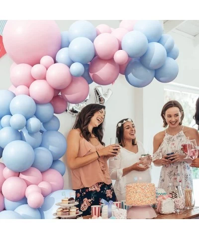 Blue Pink Balloon Arch Kit 100PCS Pink Blue Garland Kit for Gender Reveal Birthday Party Balloons mit 18" 12" Latex Balloons ...