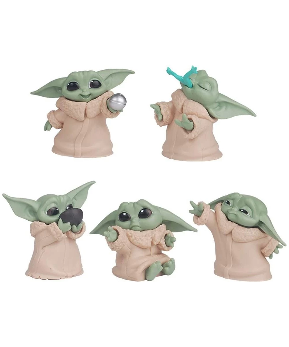 5-Pack Baby Yoda Gifts 2.2-Inch Baby Yoda Doll Baby Yoda Toys for Kids Baby Yoda Action Figure Child Yoda Toy Baby Yoda Figur...