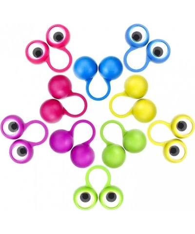 30 Pieces Eye Finger Puppets Eye On Rings Googly Eyeball Ring Party Favor Toys for Kids 5 Colors (Small Size) $16.77 Finger P...