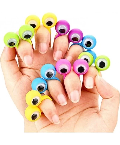 30 Pieces Eye Finger Puppets Eye On Rings Googly Eyeball Ring Party Favor Toys for Kids 5 Colors (Small Size) $16.77 Finger P...