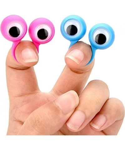 30 Pieces Eye Finger Puppets Eye On Rings Googly Eyeball Ring Party Favor Toys for Kids 5 Colors (Small Size) $16.77 Finger P...