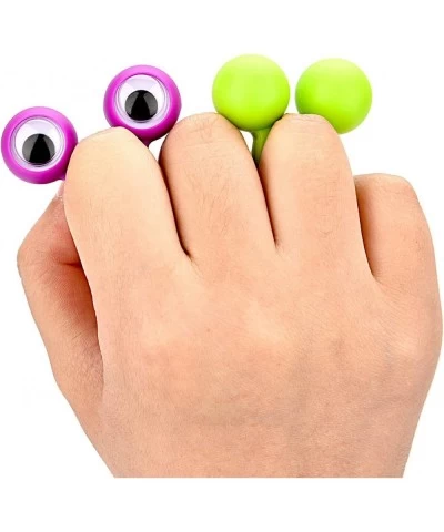 30 Pieces Eye Finger Puppets Eye On Rings Googly Eyeball Ring Party Favor Toys for Kids 5 Colors (Small Size) $16.77 Finger P...