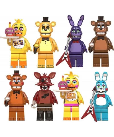 FNAF Building Blocks Toys for Kids Set of 8Pcs Mini Chica Bonnie Freddy Birthday Toys for Boys and Girls (Style B) $35.40 Act...