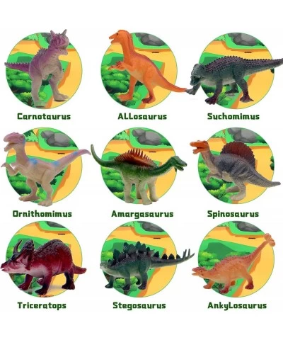 49 PCS Dinosaur Toys for Kids 3-5 Bigger Activity Play Mat Jurassic World Plastic Dinosaur Figurines for Boys Girls Perfect K...