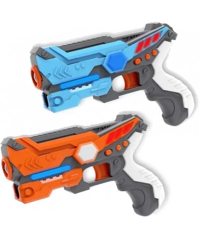 2 Pack Infrared Laser Tag Gun Set Infrared Blaster Set for Kids Adults Multiplayer Mode Infrared 0.9mw Family Part Entertainm...