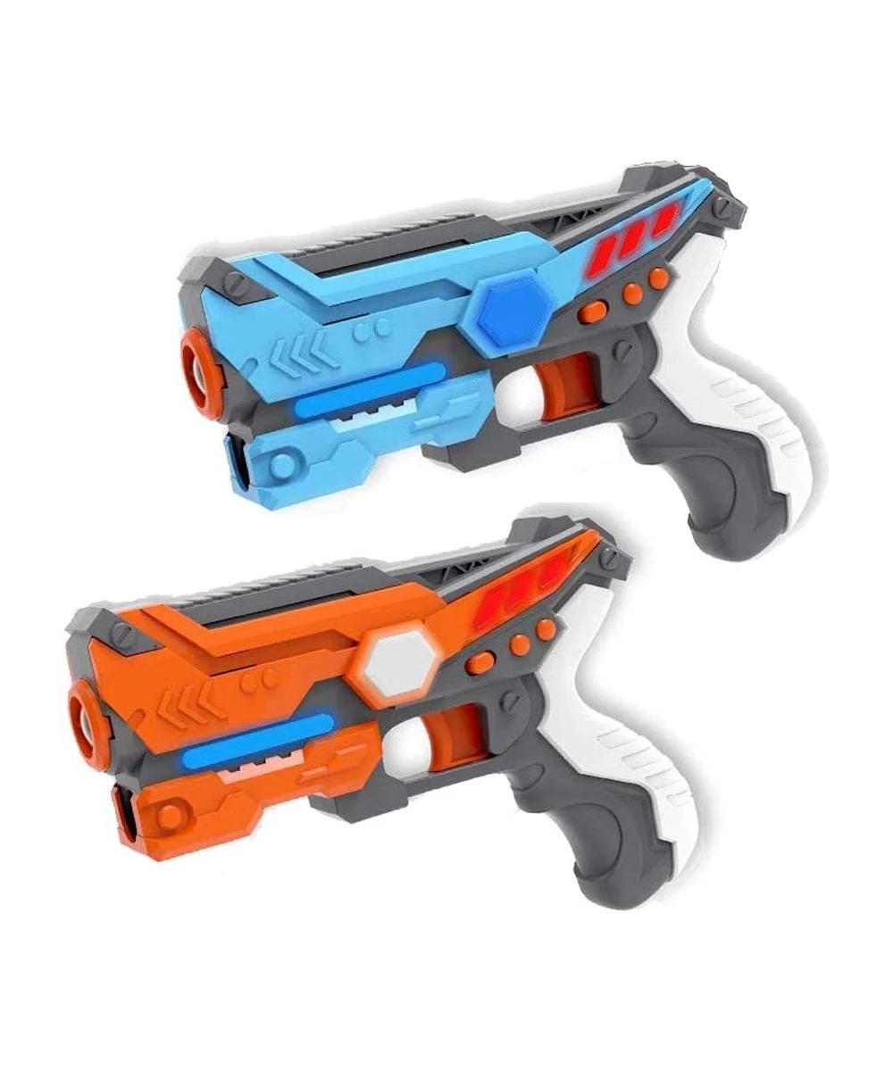 2 Pack Infrared Laser Tag Gun Set Infrared Blaster Set for Kids Adults Multiplayer Mode Infrared 0.9mw Family Part Entertainm...