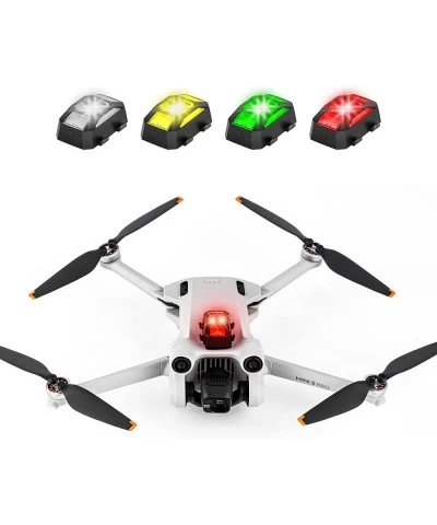 Drone Strobe Lights FAA Anti-Collision Lighting Light Night Flight Lights with 4 Colors for DJI Mini 3 Pro/Air 2S/Mini 2/Mavi...