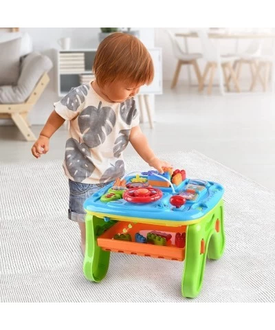 NA Baby Activity Table&Learing Table 7-in-1 Multi Kids Activity Table Set Early Education Toy Musical Table&Block Table Toys ...