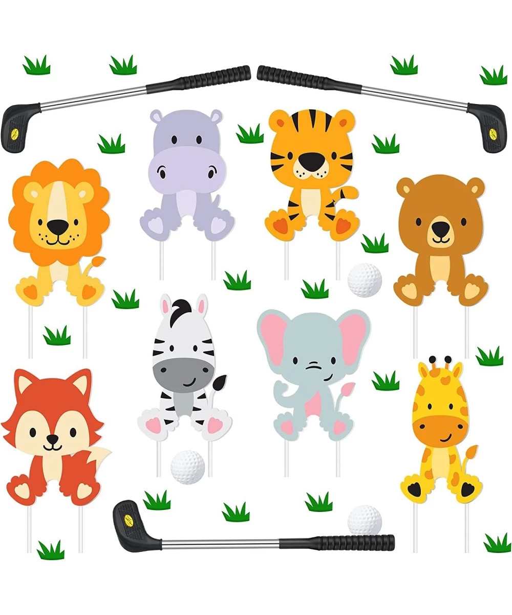 Funny Teens Toy Golf Set Animal Obstacles Spring Mini Golf Toy Small Golf Set Plastic Golf Clubs Set Golf Balls Indoor Outdoo...