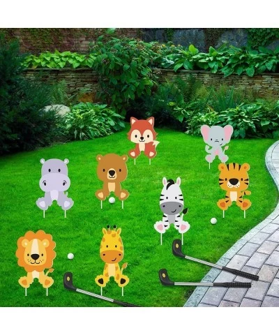 Funny Teens Toy Golf Set Animal Obstacles Spring Mini Golf Toy Small Golf Set Plastic Golf Clubs Set Golf Balls Indoor Outdoo...