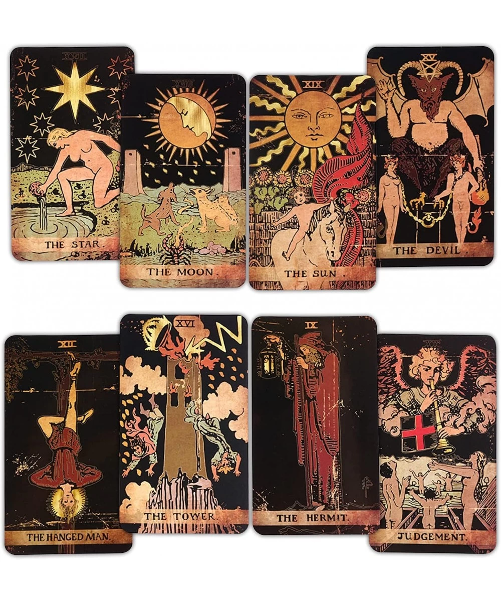 Tarot Cards 78 Tarot Deck Original Tarot Cards for Beginners and Experts with Guide Book and Gift Bag Fortune Telling Game Di...