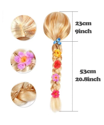 Princess Rapunzel Wig for Girls with Princess Tiara and Butterfly Pin Princess Rapunzel Dress up Accessories for Girls Kids $...