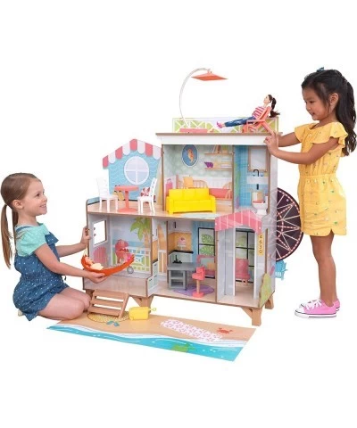 Ferris Wheel Fun Beach House Dollhouse Two-Sided with 19 Play Accessories and EZ Kraft Assembly? Gift for Ages 3+ $108.56 Dol...