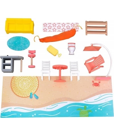 Ferris Wheel Fun Beach House Dollhouse Two-Sided with 19 Play Accessories and EZ Kraft Assembly? Gift for Ages 3+ $108.56 Dol...