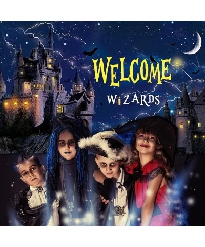 Wizard Birthday Party Supplies Wizard Backdrop Banners Birthday Background Magical Wizard Banner Welcome Sign for Boys Girls ...