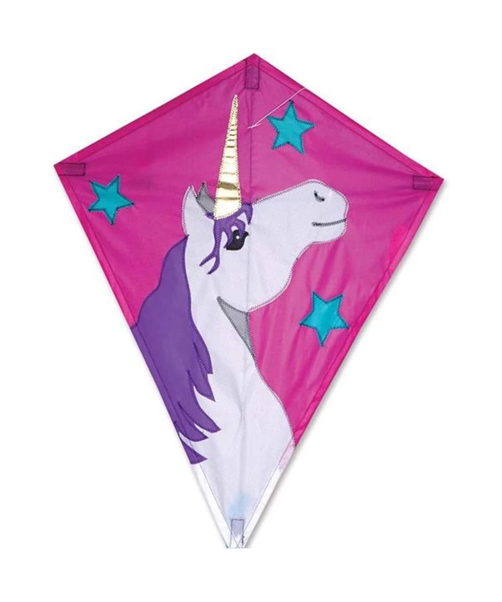 25 in. Diamond Kite - Lucky Unicorn $40.27 Kites & Wind Spinners