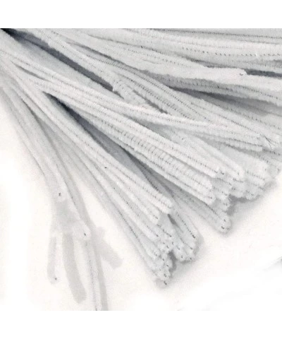 Chenille Stems Pipe Cleaner 12-inch (30-cm) 10-pc White $14.14 Craft Pipe Cleaners