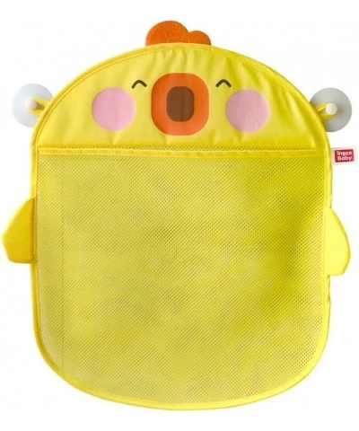 Bath Toy Storage Bag 1 pcs Cute Bath Toy Organizer with Suction Cups for Baby Kids Mesh Design Duck Pattern Bath Toy Holder(Y...