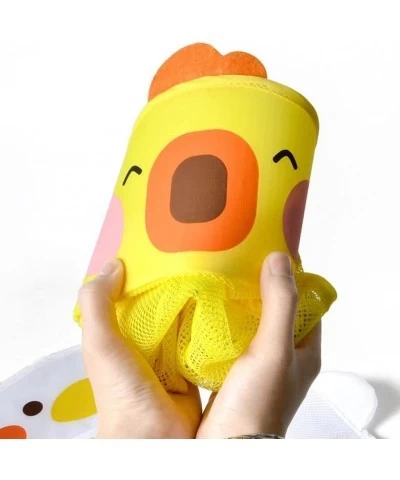 Bath Toy Storage Bag 1 pcs Cute Bath Toy Organizer with Suction Cups for Baby Kids Mesh Design Duck Pattern Bath Toy Holder(Y...