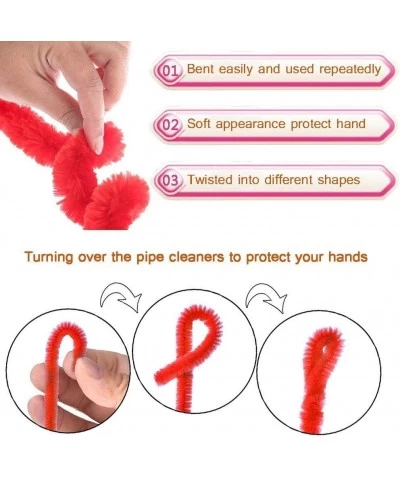 100pcs Pipe Cleaners Chenille Stems for DIY Art Supplies Craft Projects 6mmx30cm Christmas Pipe Cleaners Decoration White $20...