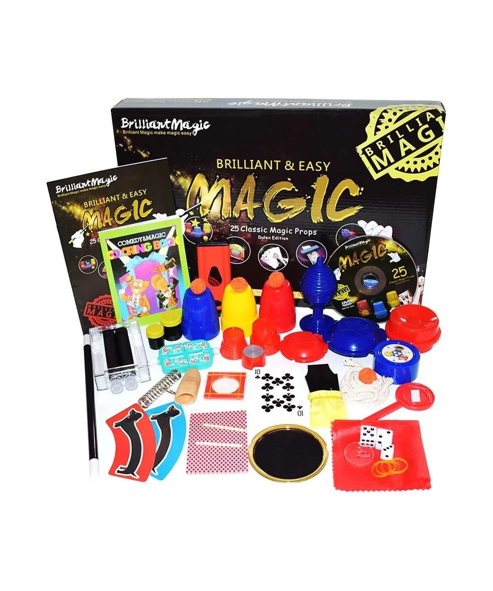 Magic Set Magic Kit for Kids Magic Games for Children Including 25 Tricks Easy to Play Magic Best Gift for Boys Girls and QR ...