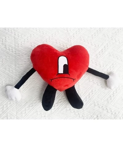 Un Verano Sin Ti Plush Red Heart Plushies Doll 18.8in Cute Stuffed Heart Shape Plush Toy Gifts for Fans $40.16 Plush Figure Toys