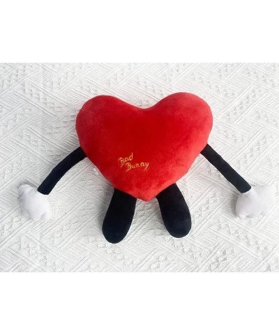 Un Verano Sin Ti Plush Red Heart Plushies Doll 18.8in Cute Stuffed Heart Shape Plush Toy Gifts for Fans $40.16 Plush Figure Toys