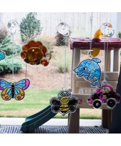 18PCS Make Your Own Window Arts and Crafts - Paint Your Own Suncatchers Kit DIY Painting Projects for Kids Ages 6 and Up $18....