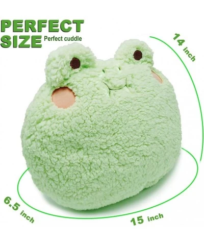 Frog Plush Pillow Super Soft Frog Stuffed Animal Adorable Plush Frog Cuddle Cushion Pillow for Kids $34.50 Kids' Plush Toy Pi...