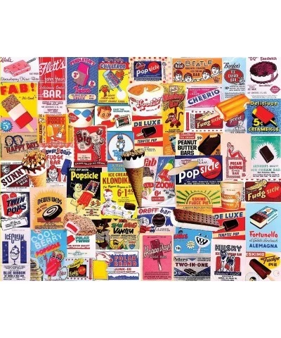 Puzzles Ice Cream Bars - 1000 Piece Jigsaw Puzzle $35.43 Jigsaw Puzzles