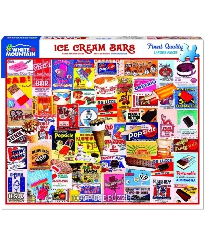 Puzzles Ice Cream Bars - 1000 Piece Jigsaw Puzzle $35.43 Jigsaw Puzzles