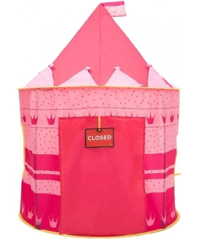 Princess Castle Play Tent for Girls Tent - with Crawling Tunnel Tube and Carry Case. Foldable pop up Pink Castle Playhouse wi...