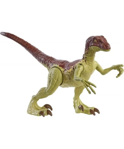 Jurassic World Fierce Force Velociraptor Camp Cretaceous Dinosaur Action Figure Movable Joints Realistic Sculpting & Single S...