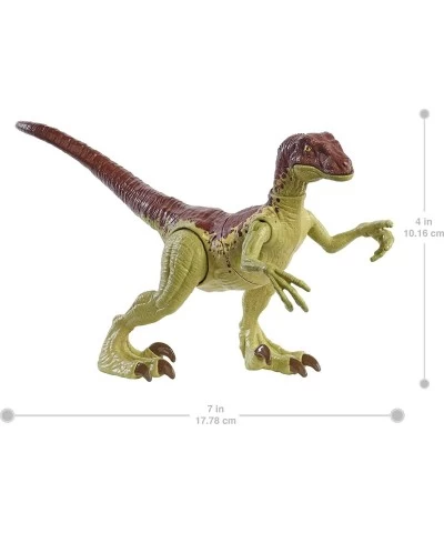 Jurassic World Fierce Force Velociraptor Camp Cretaceous Dinosaur Action Figure Movable Joints Realistic Sculpting & Single S...